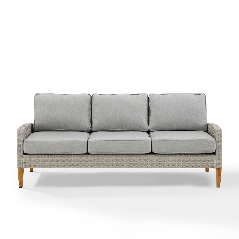 Capella Outdoor Wicker Sofa   33\