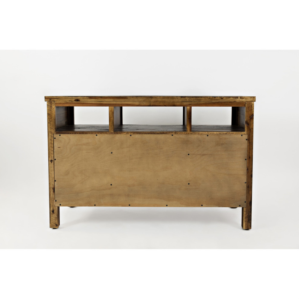 50  x27 x27Farmhouse Media Tv Stand Console  Lx19  x27 x27Wx30  x27 x27H  Dakota Oak  Set of 2   Rustic   Entertainment Centers And Tv Stands   by VirVentures  Houzz