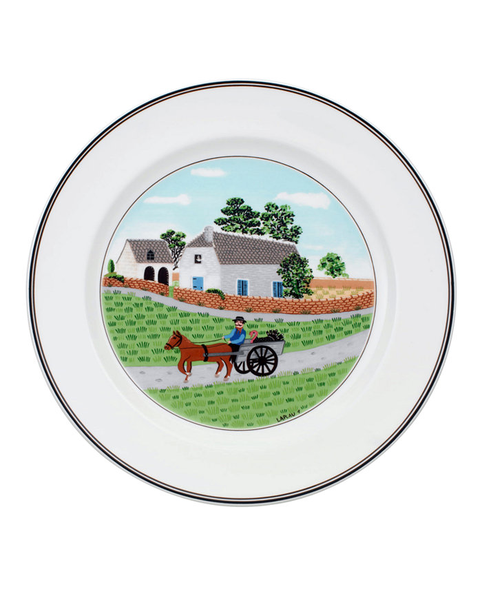 Villeroy and Boch Design Naif Dinner Plate Going to Market