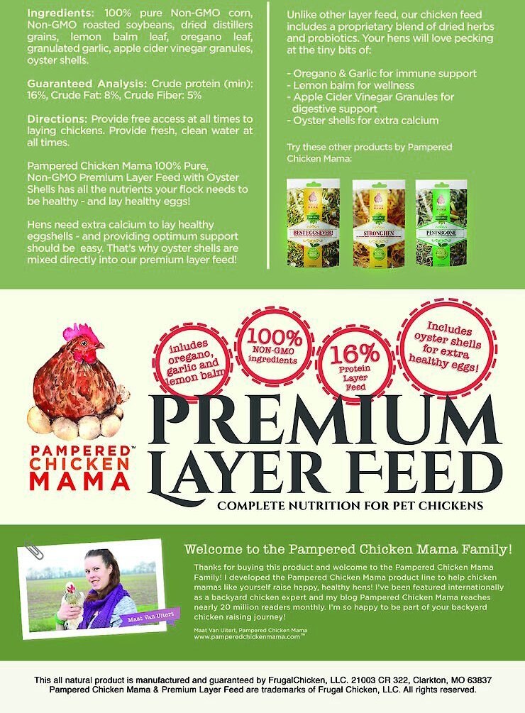 Pampered Chicken Mama Layer Feed Chicken Feed