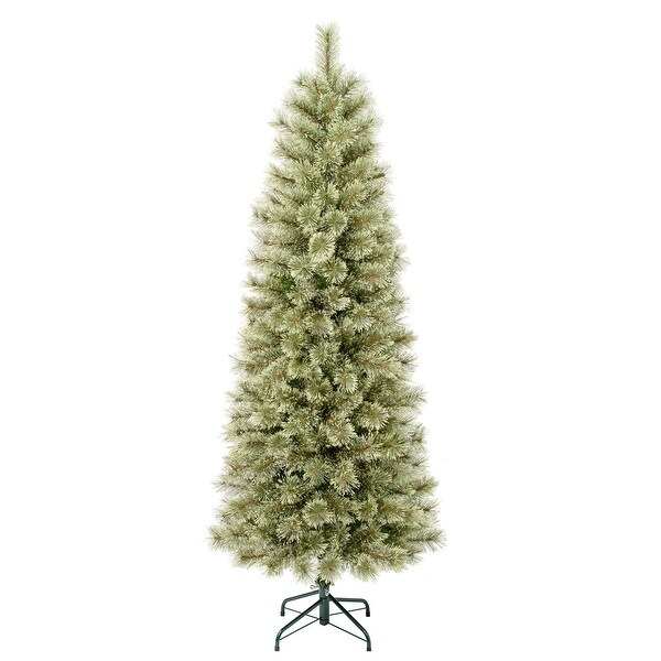 National Tree Company 6 ft. Artificial Arcadia Pine Slim Christmas Hinged Tree