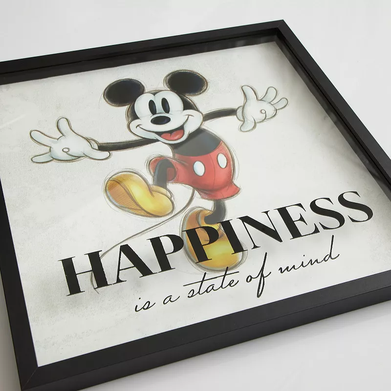 Disney's Mickey Mouse Idea Nuova Happiness Framed Wall Art