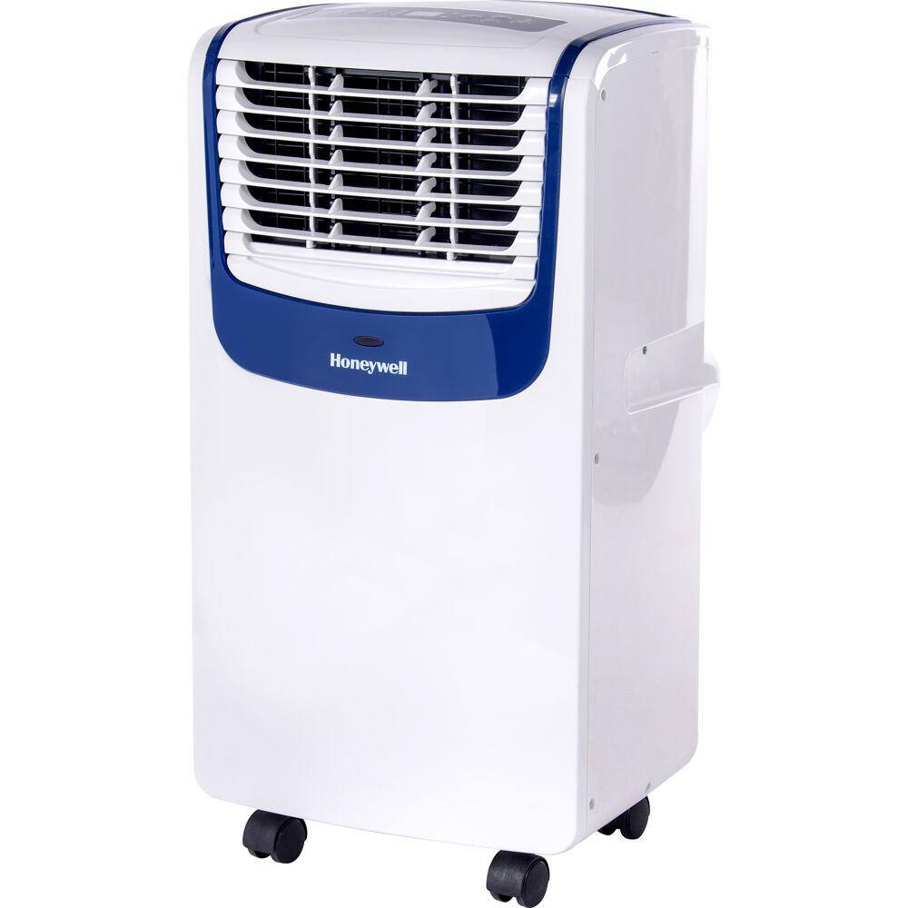 Honeywell 9100 BTU (ASHRAE)6100 BTU (SACC) Portable Air Conditioner in White and Blue MO08CESWB6