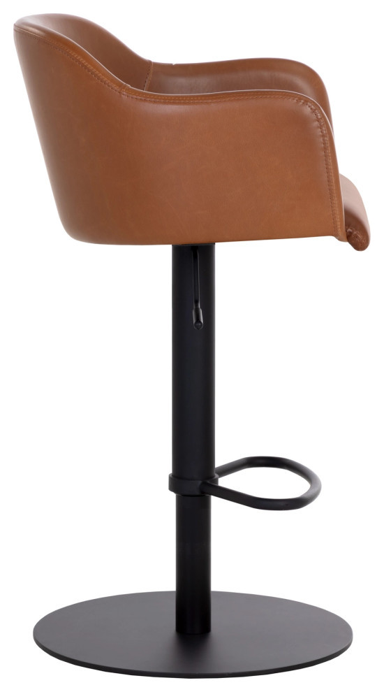 Hensley Adjustable Stool   Industrial   Bar Stools And Counter Stools   by Sunpan Modern Home  Houzz