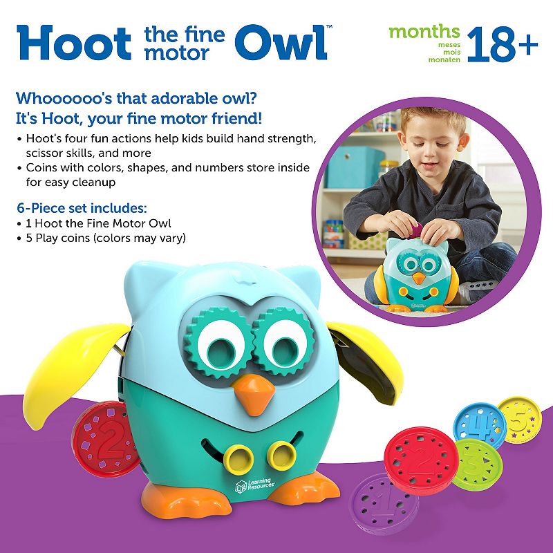 Learning Resources Hoot the Fine Motor Owl