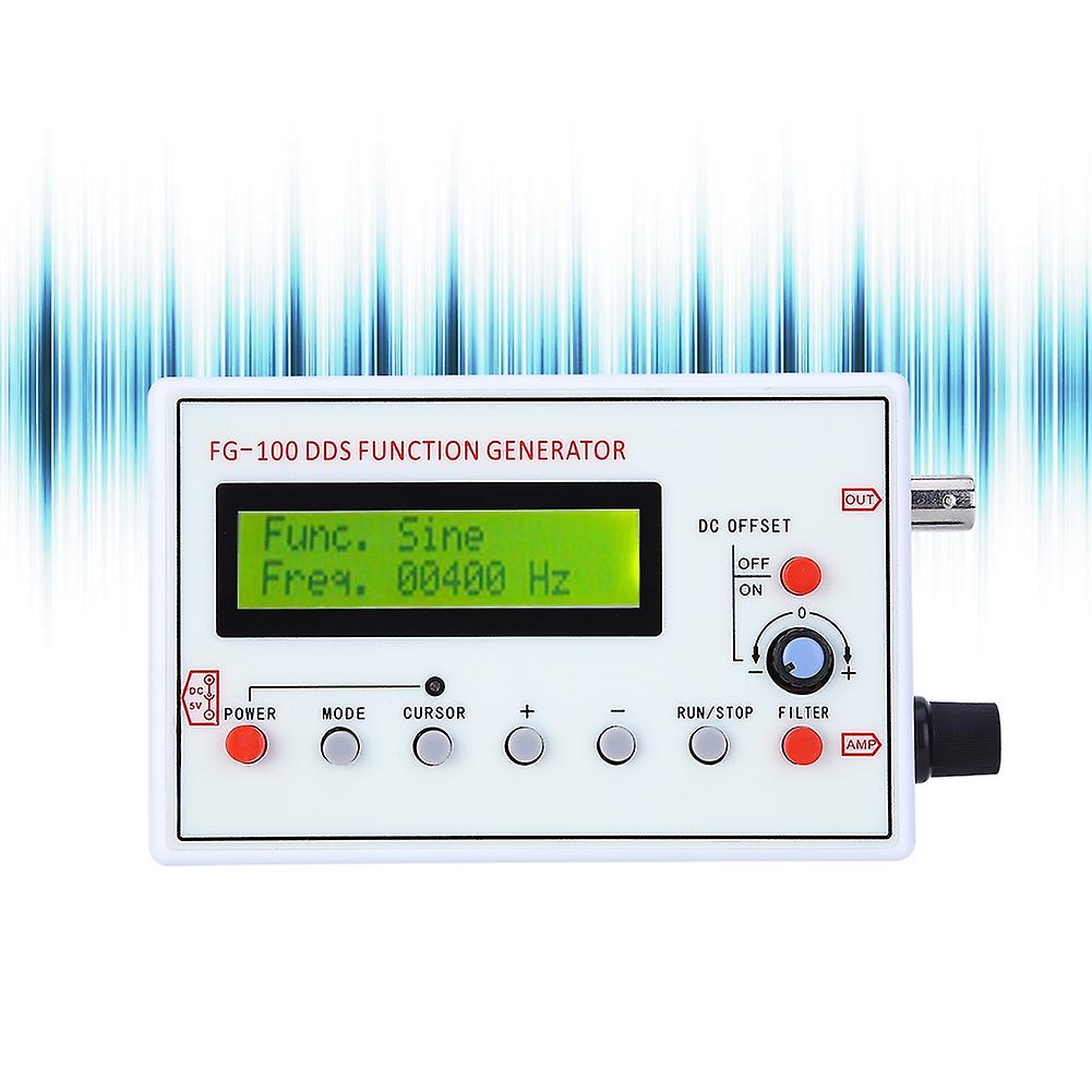 Fg??100 Dds Function Generator Sine Frequency 1hz??500khz Counter Signal Source Generator Meter