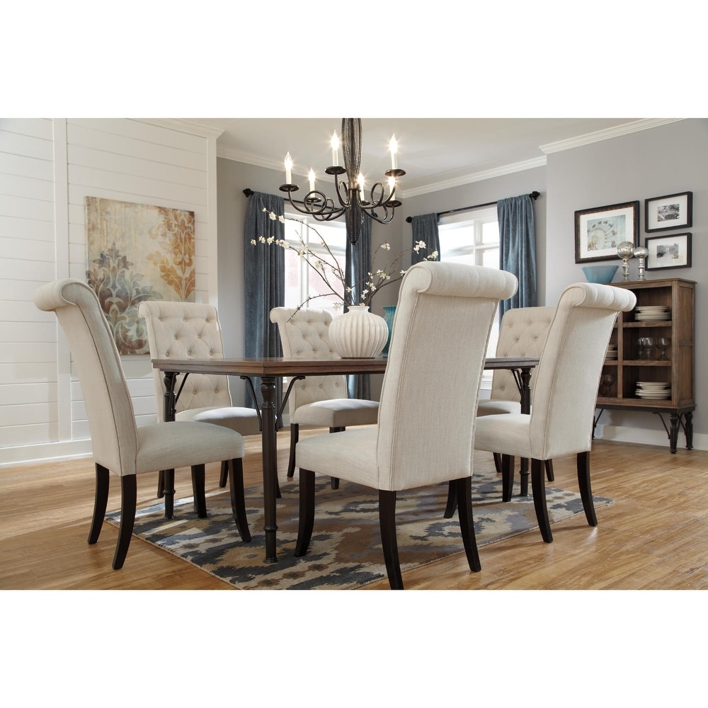 Signature Design By Ashley Tripton Tufted Dining Chair Set of 2