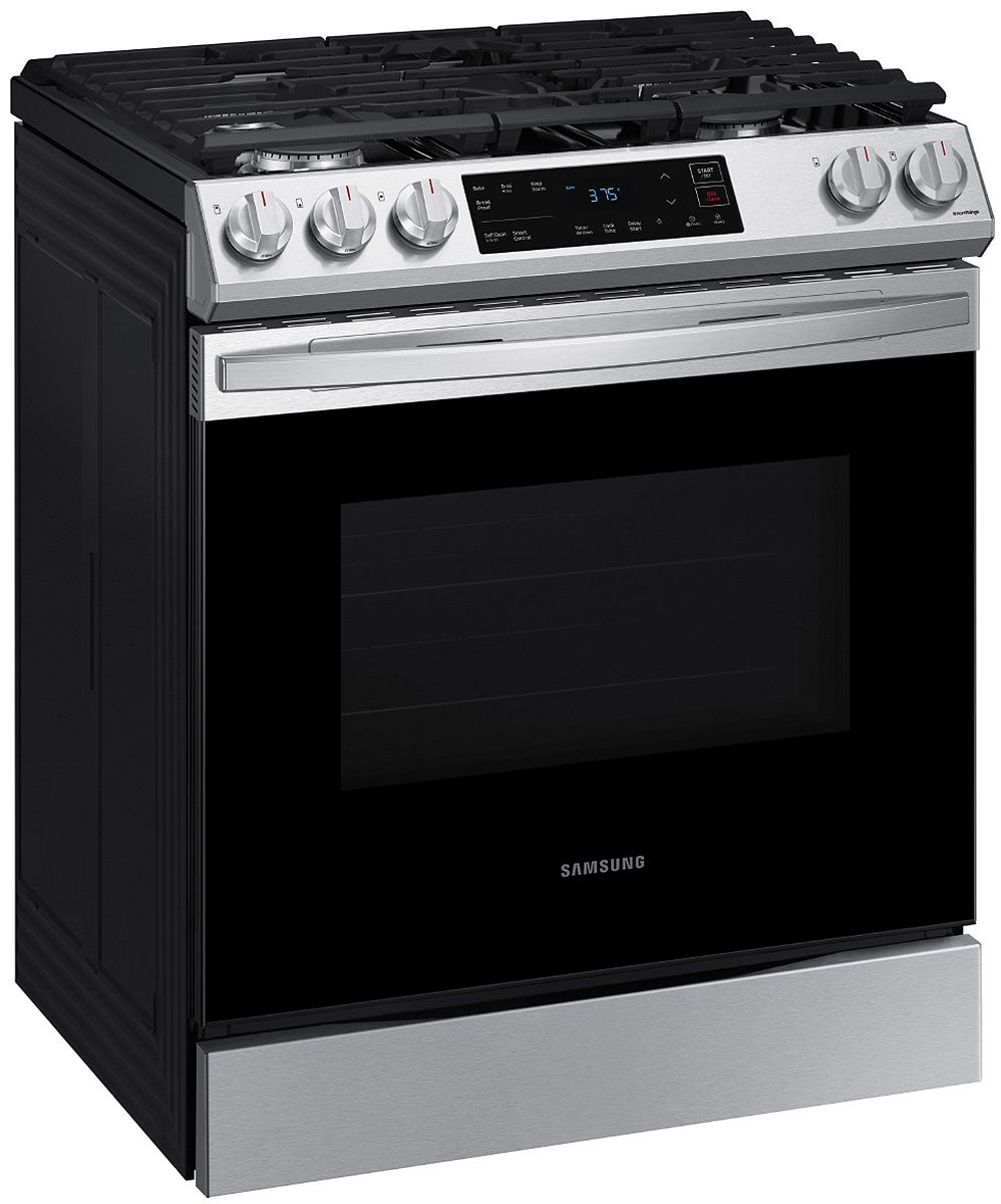  ADA 6 Cu. Ft. Fingerprint Resistant Stainless Steel Front Control Slide-In Gas Range