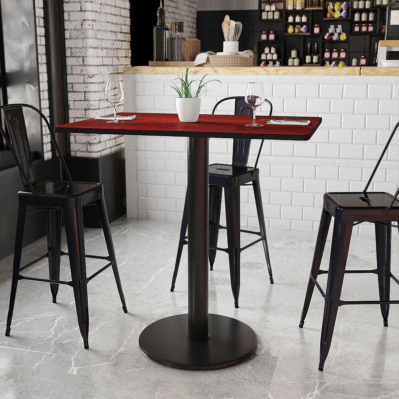 Flash Furniture 43-in. Rectangle Laminate Table Top Bar Table