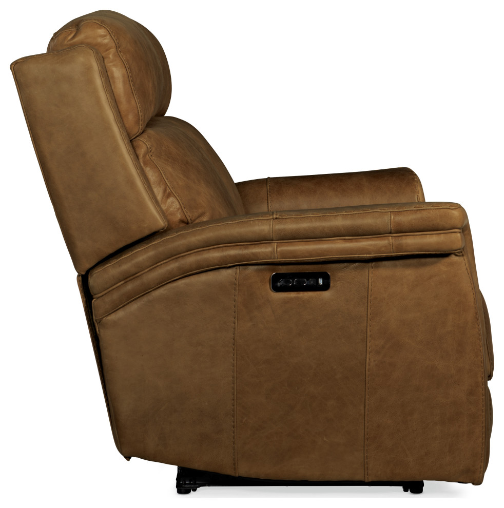 Poise Power Recliner Loveseat With Power Headrest   Transitional   Loveseats   by Hooker Furniture  Houzz