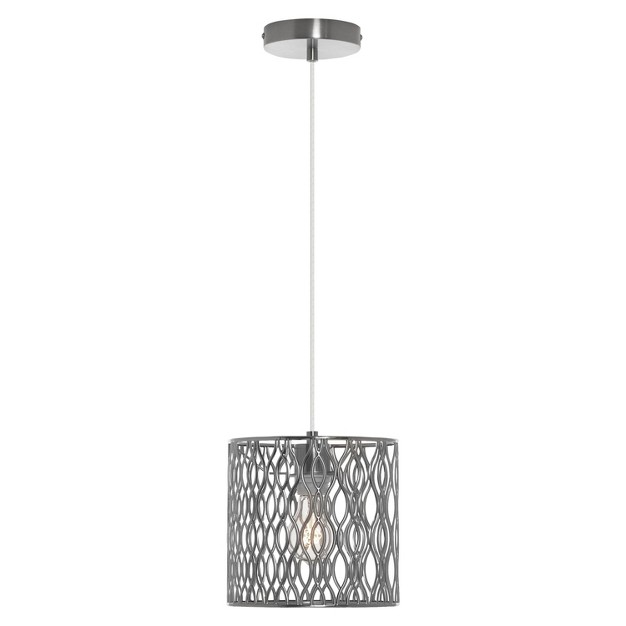 Asa Metal Pendant Light With Silver Shade River Of Goods