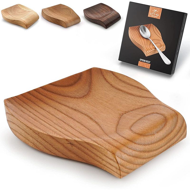 Wood Spoon Rest For Kitchen