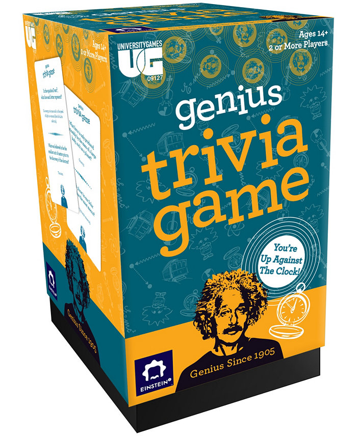 University Games Einstein Genius Trivia Game Set  215 Piece