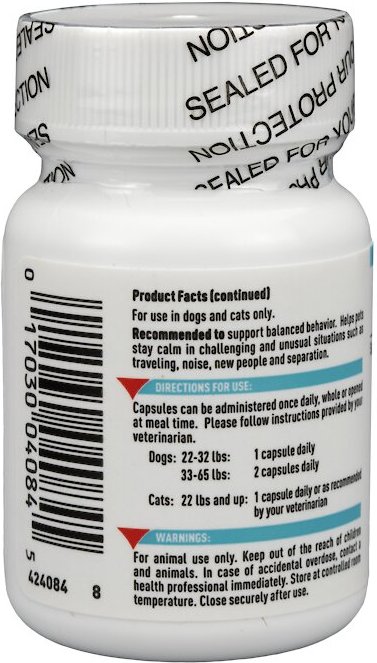 Vetoquinol Zylkene Capsules Calming Supplement for Dogs