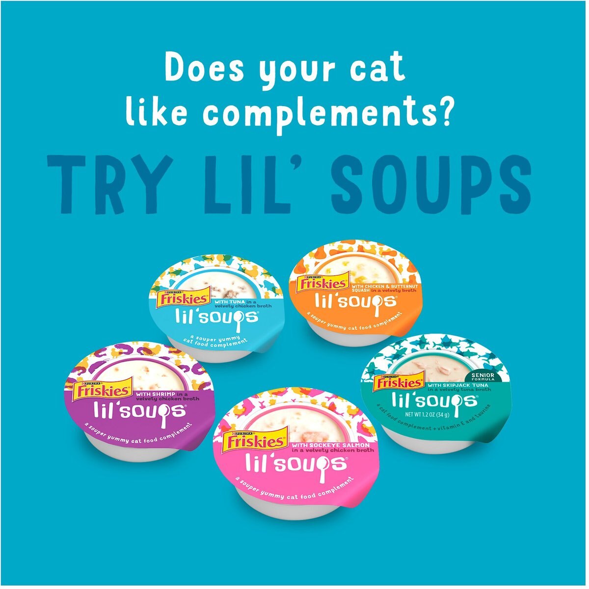 Friskies Lil' Grillers Seared Cuts With Tuna In Gravy Wet Cat Food， 1.55-oz pouches， case of 16