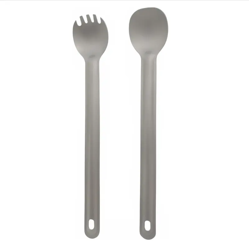 Eco Friendly Titanium Spoon Ultra Lightweight Camping Cutlery for Backpacking Hiking Outdoors