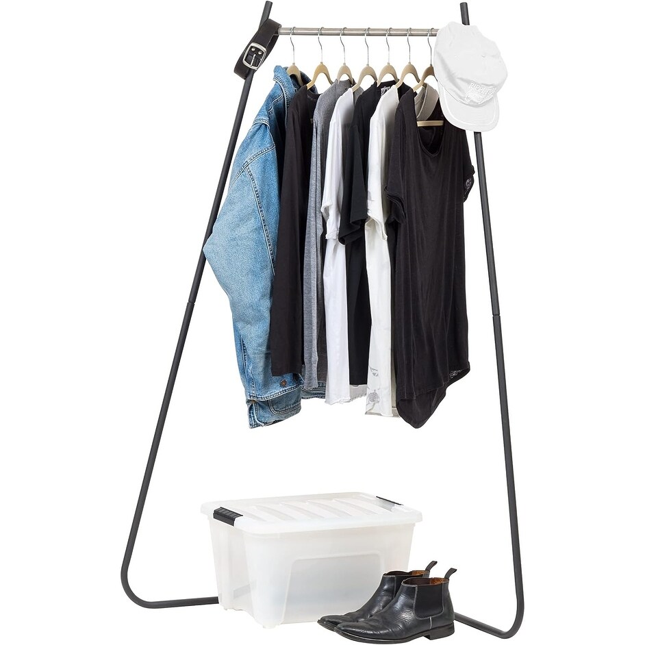 Freestanding Metal Corner Clothes Rack for Hanging Clothes