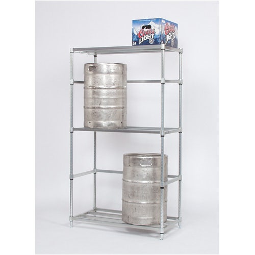 Tarrison TSKR18605Z - Beer Keg Rack， 2-tier， 60