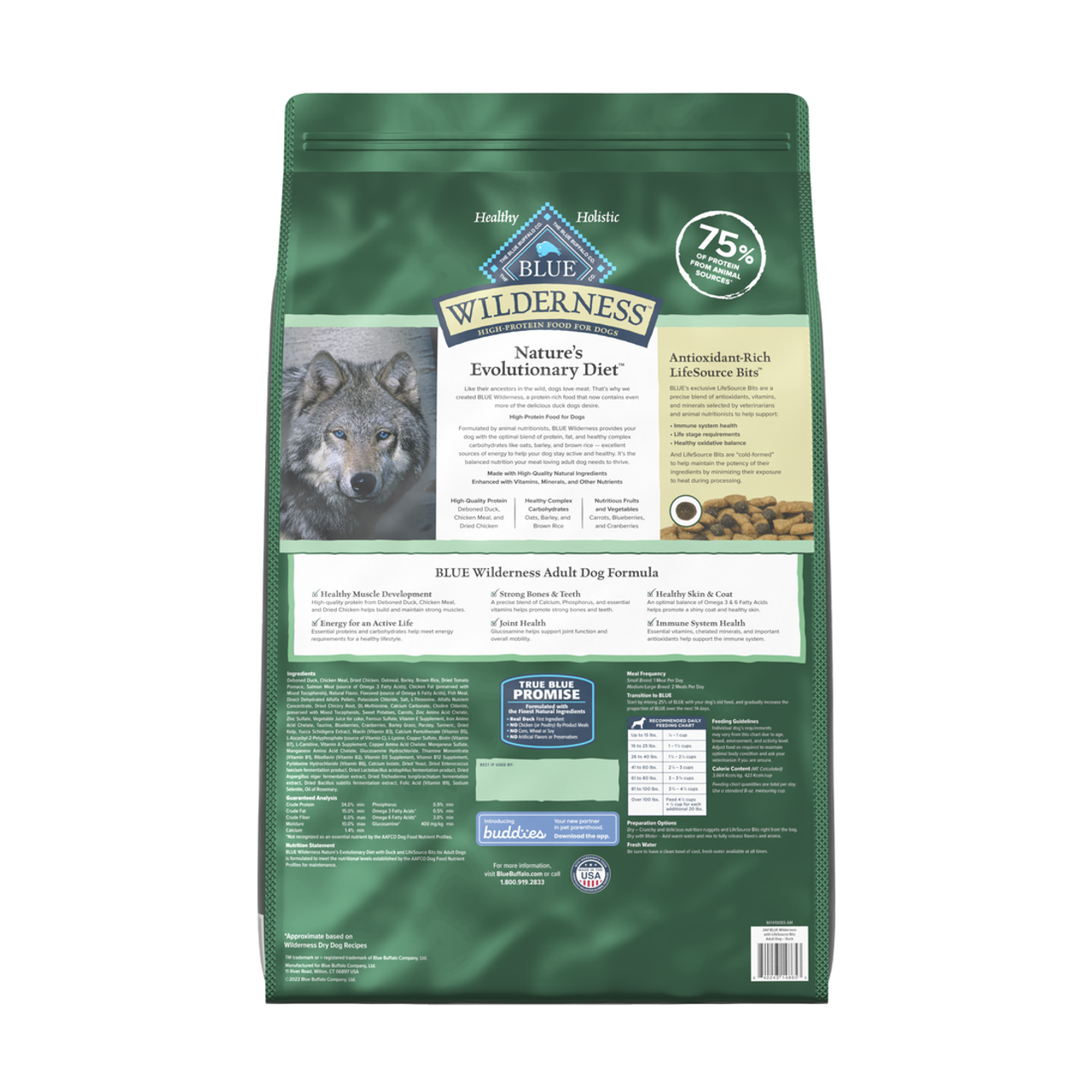 Blue Buffalo Wilderness Duck Dry Dog Food