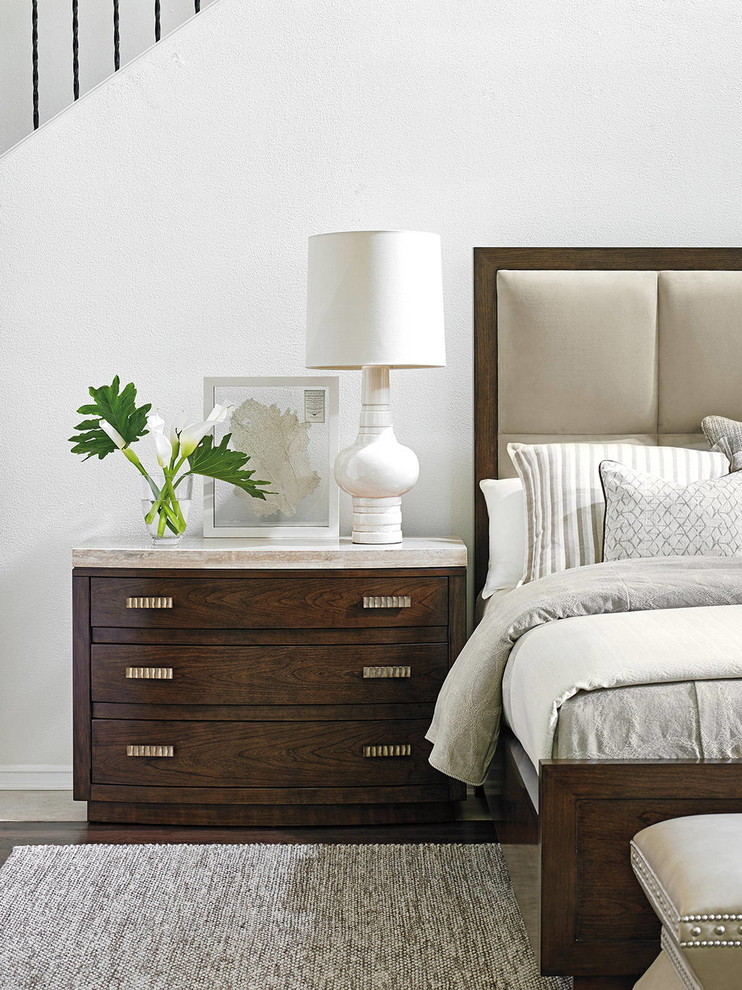 Emma Mason Signature Daria Shayla Pershing Bachelors Chest in Mocha   Transitional   Accent Chests And Cabinets   by Emma Mason  Houzz