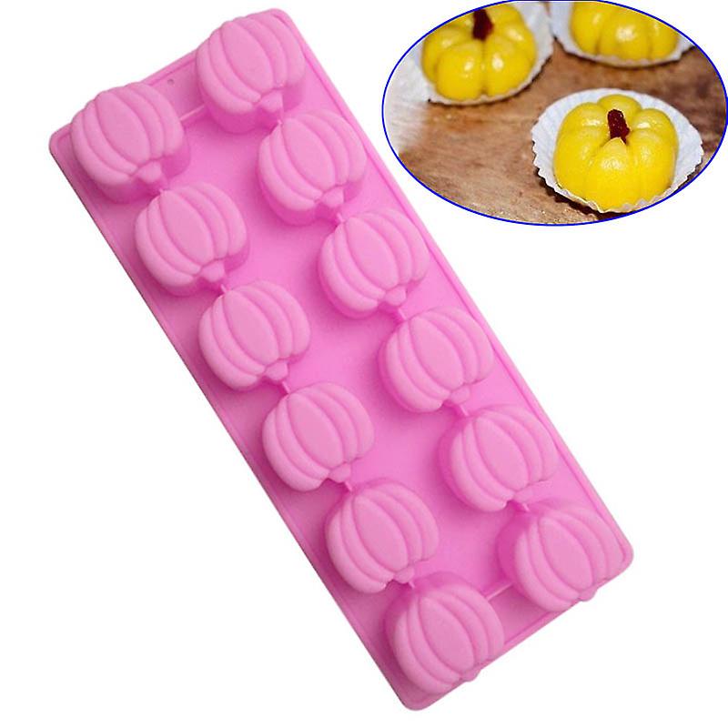 Pumpkin Cake Silicone Mould Halloween Decoration Ice Cube Mold Suitable For Jelly Candy Chocolate Cookie