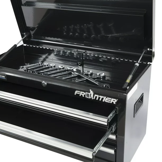 Frontier 26-inch 4-Drawer Tool Chest Organizer， Black， Steel， 41111