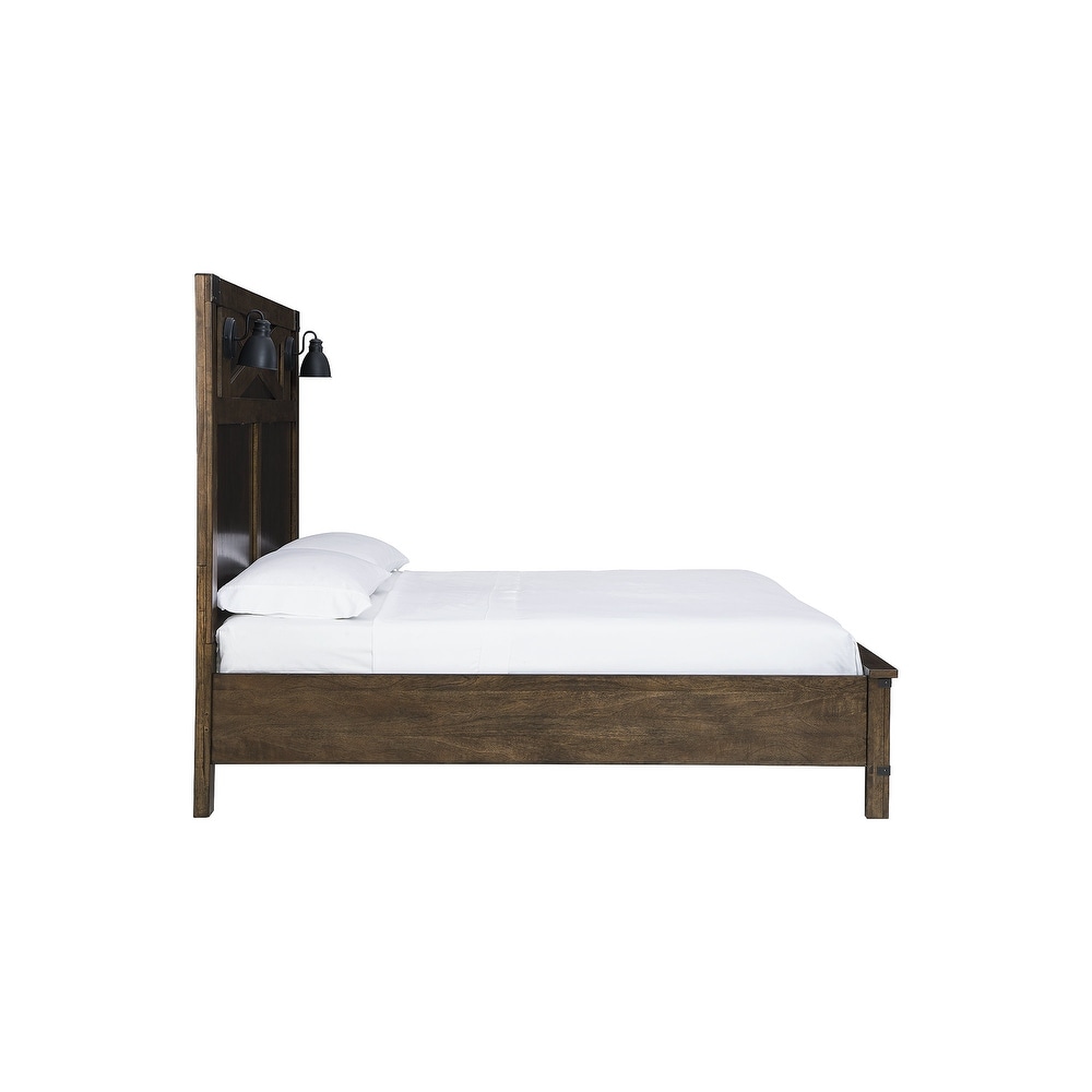 Signature Design by Ashley Wyattfield Brown Panel Bed with Storage