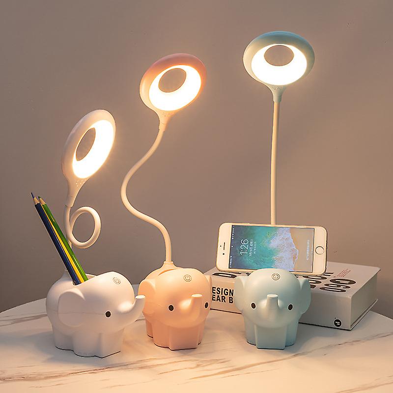 Elephant Cartoon Led Reading Desk Lamp Eye Protection Night Light