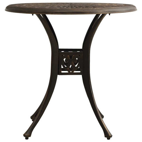 vidaXL Patio Table Bronze 30.7