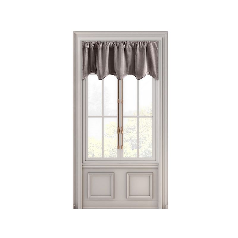 Premium Velvet Scalloped Valance