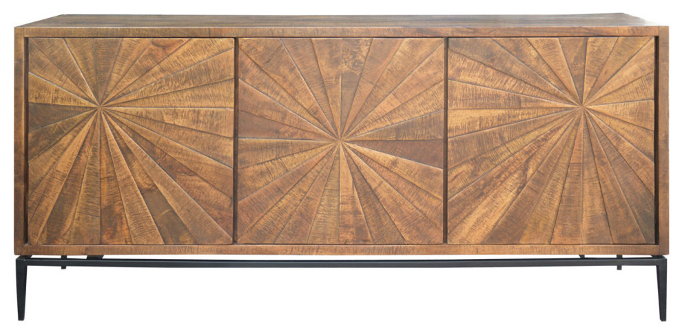 72″ Carlos Reclaimed Wood Sideboard   Transitional   Entertainment Centers And Tv Stands   by Terra Nova Designs  Inc.  Houzz