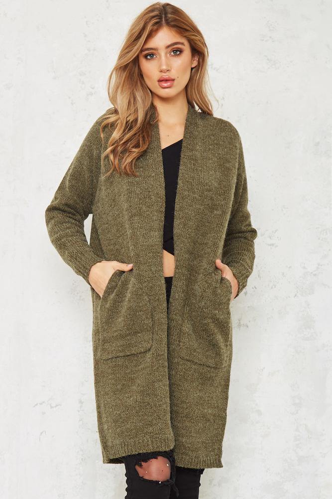 Lost Spark Cardigan Green