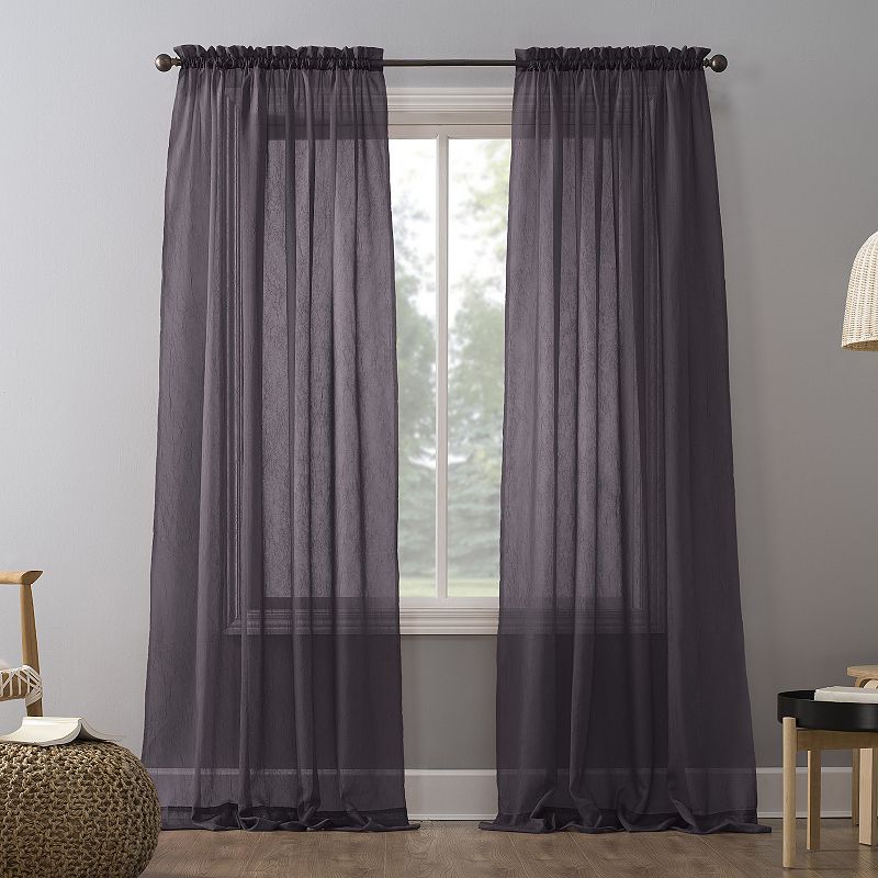 No. 918 Erica Crushed Sheer Voile Window Curtain