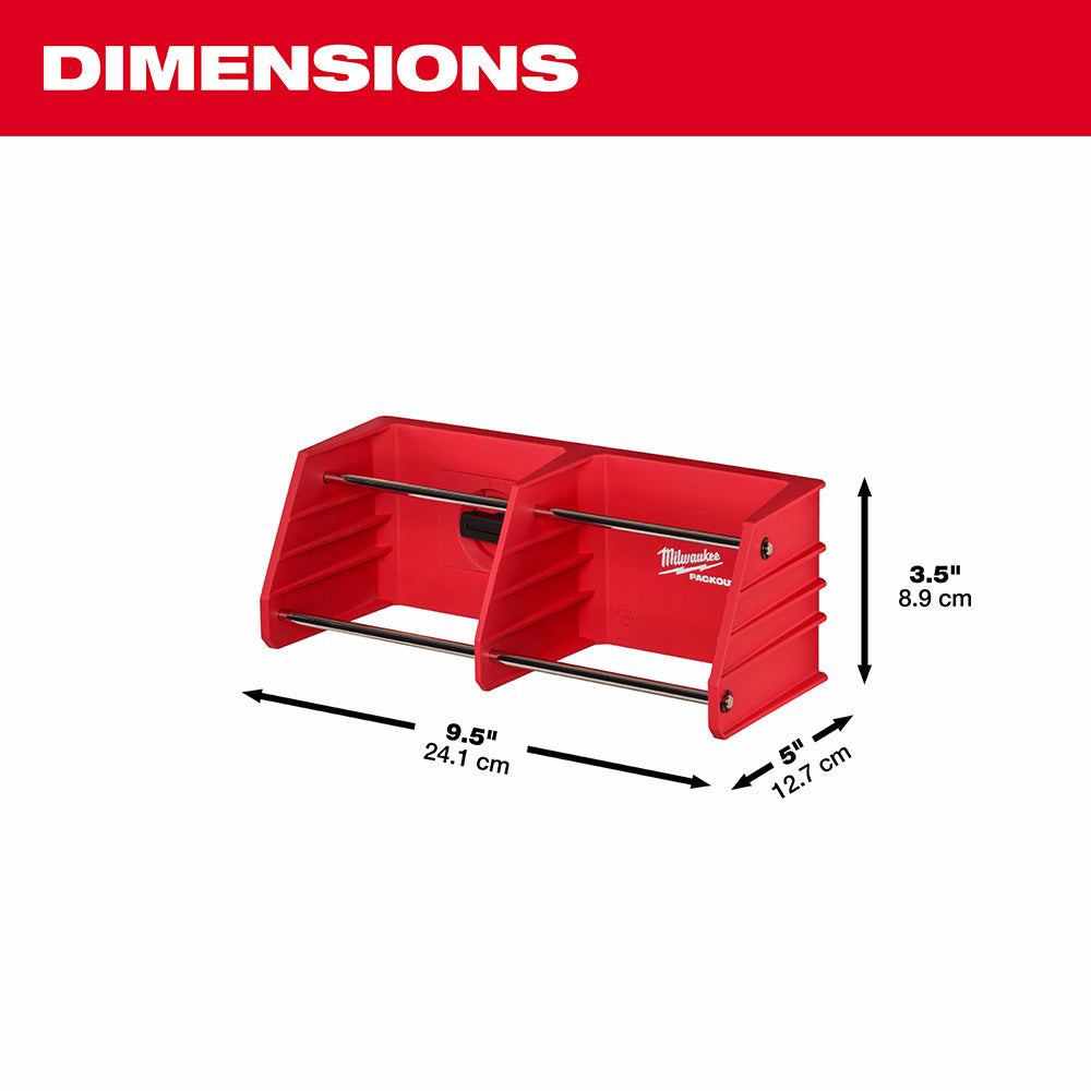 Milwaukee 48-22-8340 PACKOUT Shop Storage Tool Rack