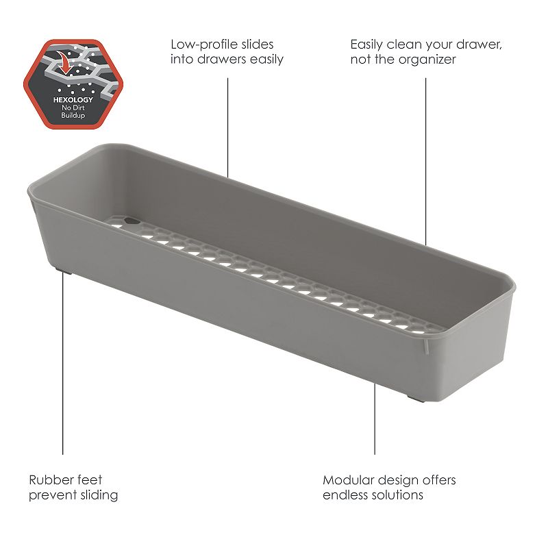 Tovolo Spectrum Diversified Hexa 3 x 12 Drawer Storage and Organizer Tray