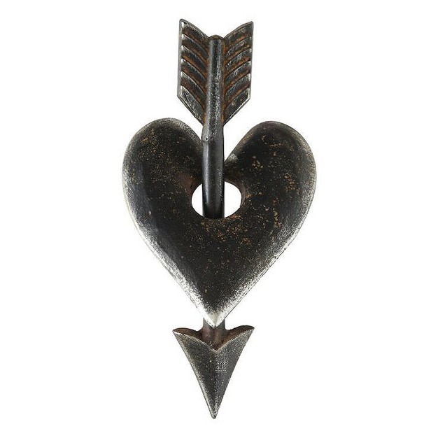 X 4 5 quot Metal Heart And Arrow Accent Piece Storied Home