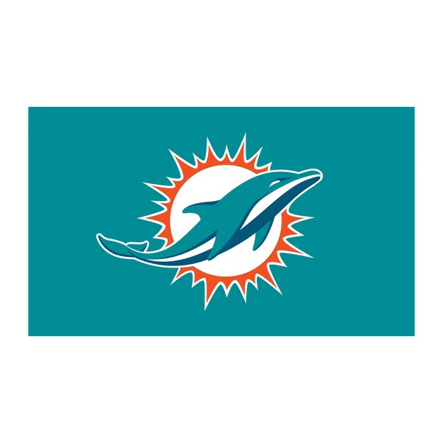 X 28 quot Miami Dolphins Indoor And Outdoor Home Decor