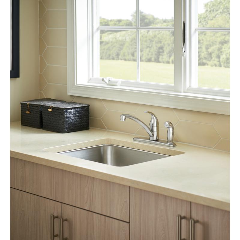 Moen Ca87554c Alder Kitchen Faucet  Chrome