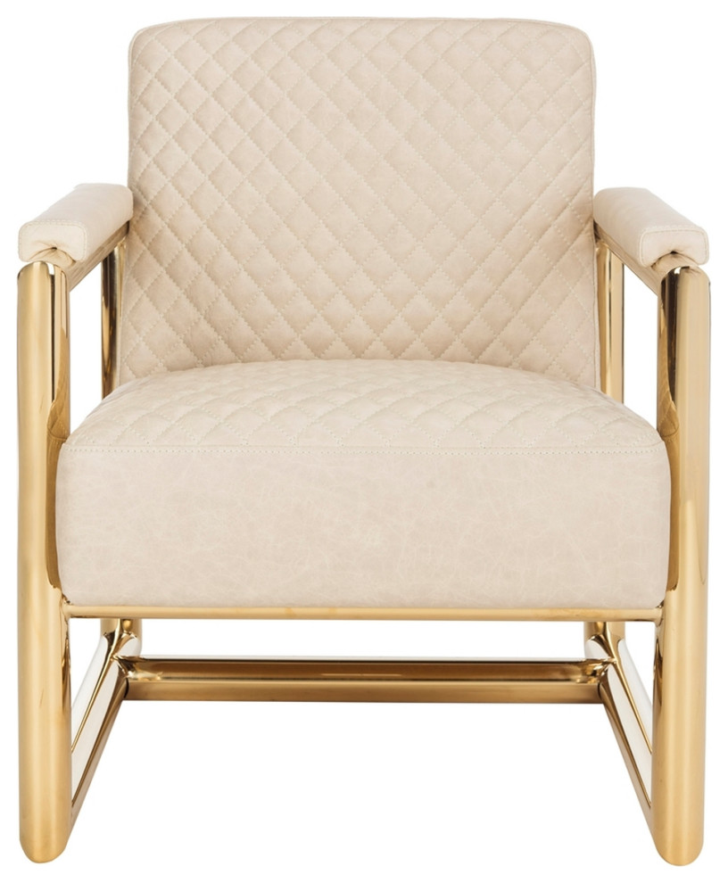 Taffy Leather Arm Chair   Contemporary   Armchairs And Accent Chairs   by Peachtree Fine Furniture  Houzz