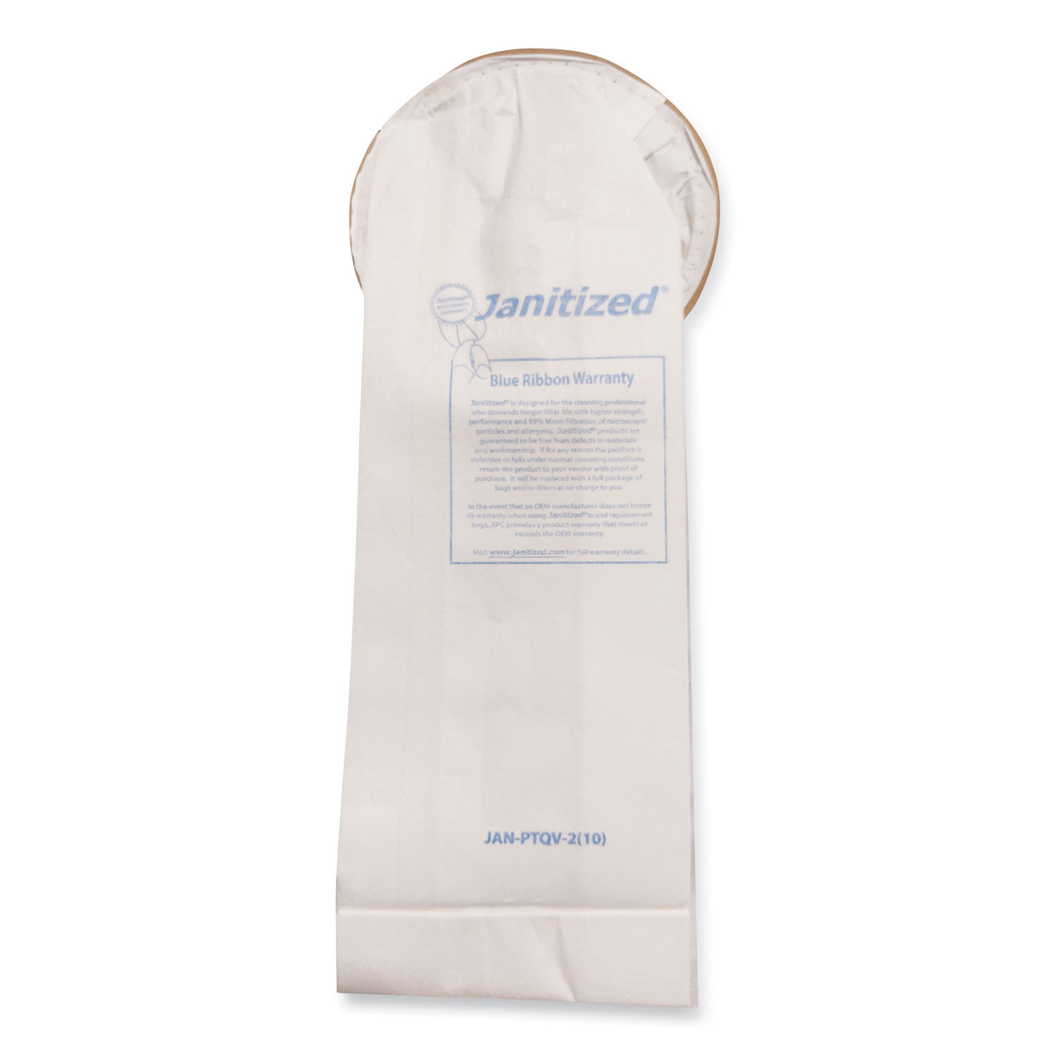 Vacuum Filter Bags Designed to Fit ProTeam 6 qt QuarterVac by Janitizedandreg; APCJANPTQV2