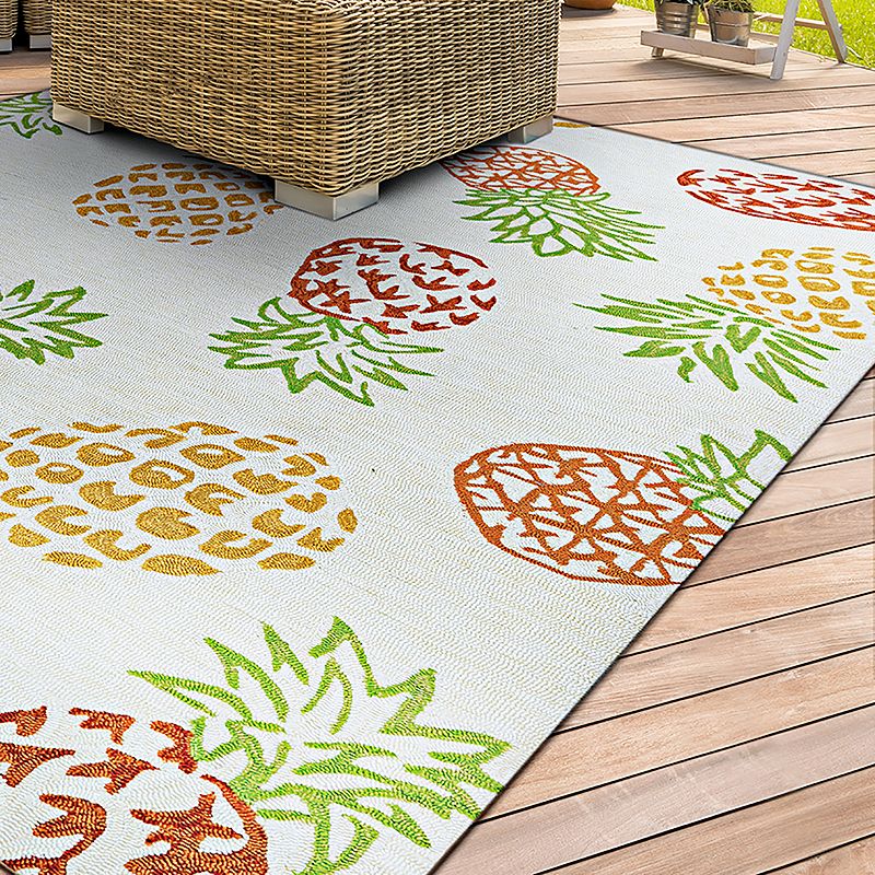 Couristan Covington Pineapples Indoor Outdoor Area Rug