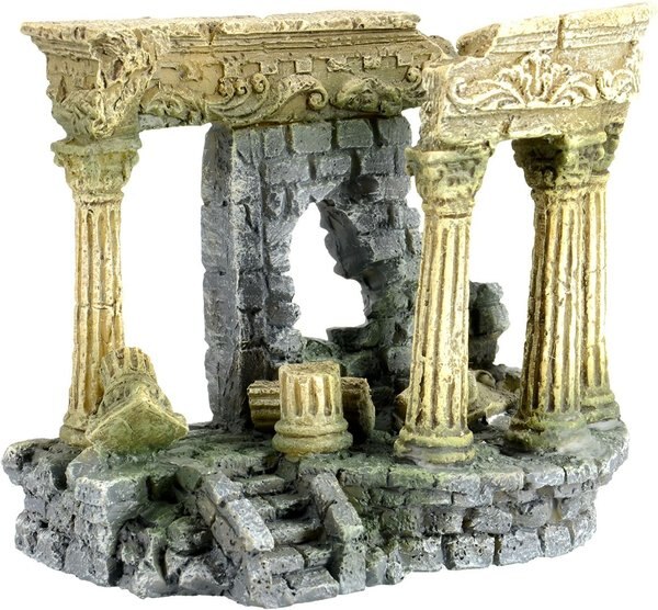 Underwater Treasures Mini Ruins Fish Ornament