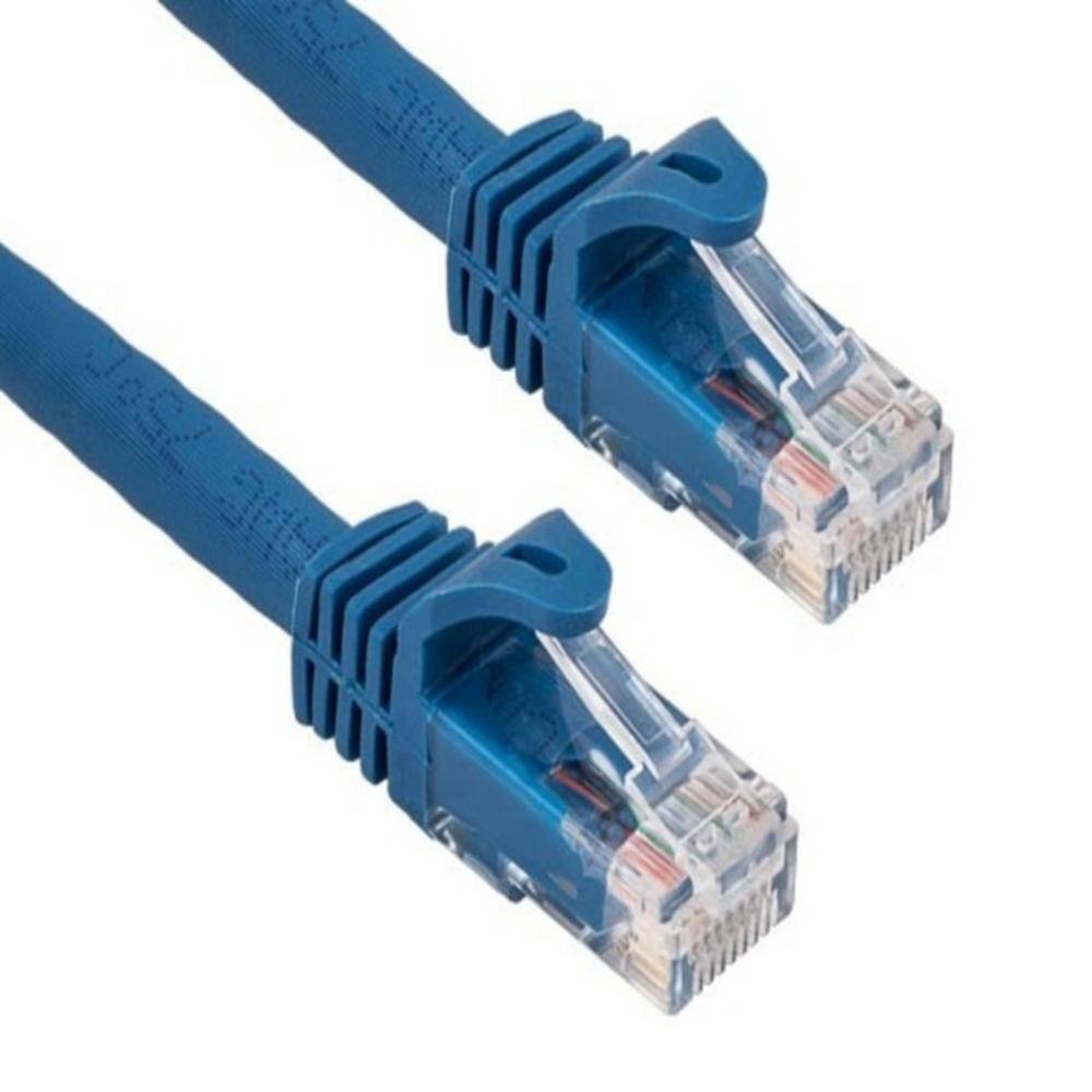 SANOXY 2 ft. Cat6a 600 MHz UTP Snagless Ethernet Network Patch Cable Blue SNX-CBL-LDR-C6110-2002