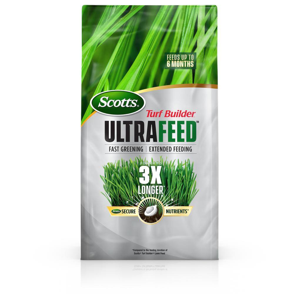 Scotts Turf Builder 20 lbs. Covers Up to 8889 sq. ft. Ultrafeed Lawn Fertilizer for Fast Greening and Extended Feeding 27005-1