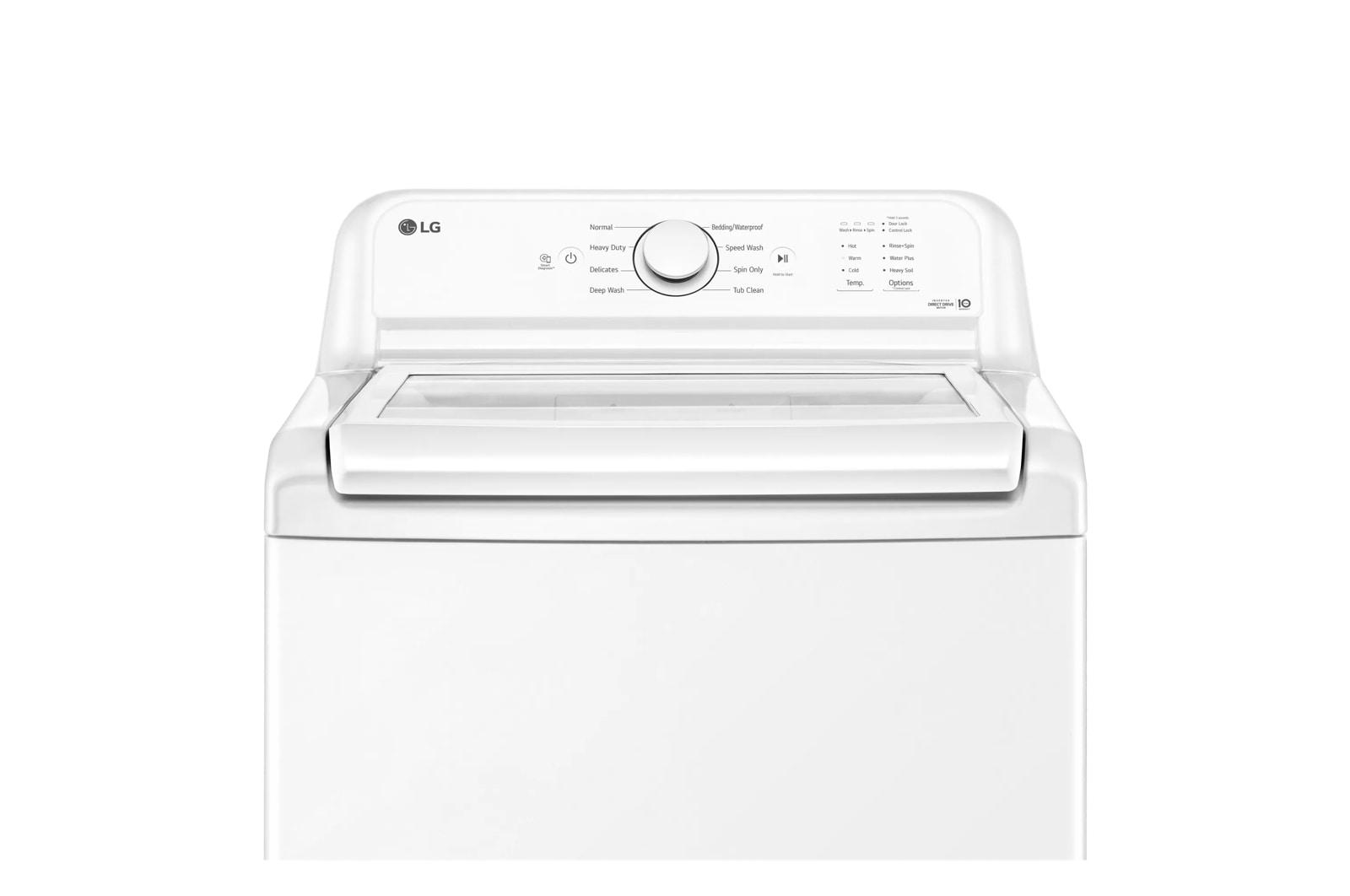 Lg WT6100CW 4.3 Cu. Ft. Ultra Large Capacity Top Load Washer With Turbodrum™ Technology