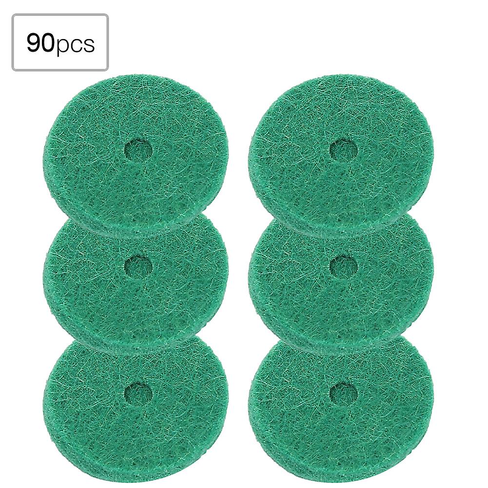 90pcs 22mm Piano Felt nce Rail Punchings Keyboard nce Washers Repair Parts Green