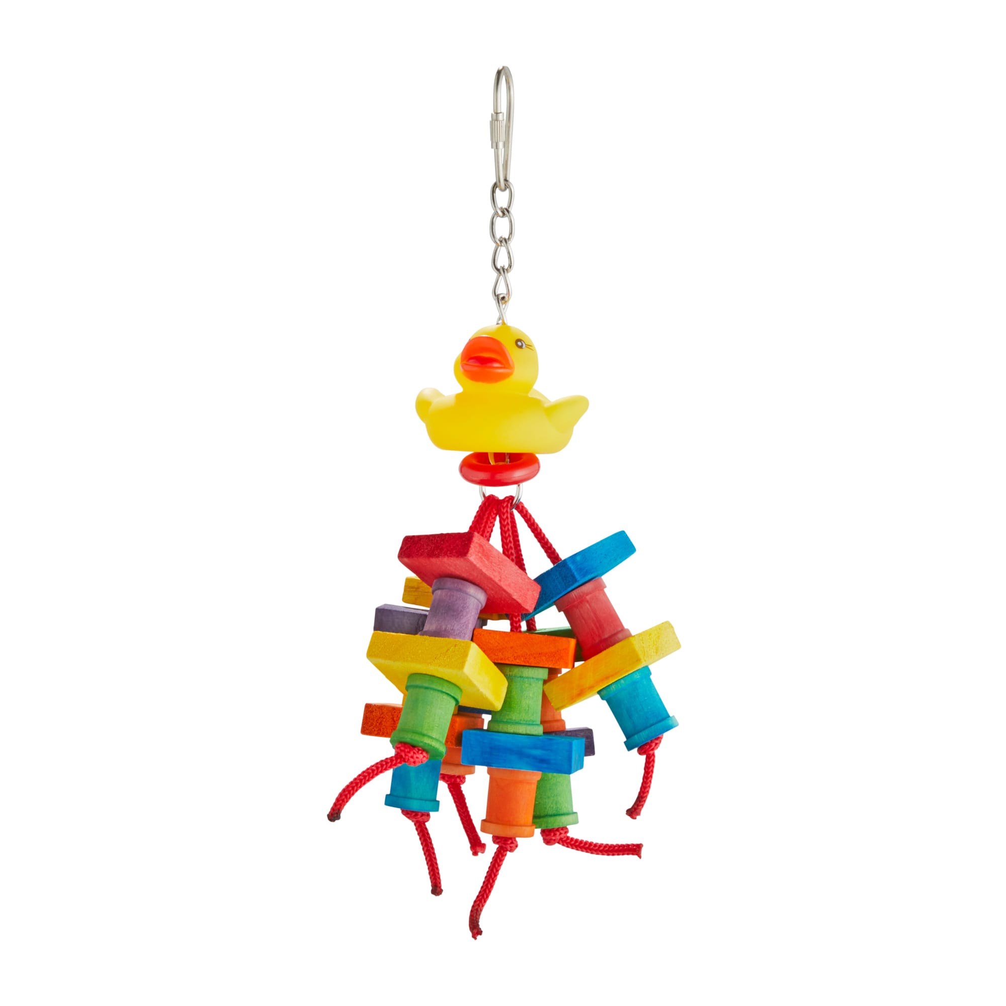 You  Me Quacktastic Chewing Bird Toy， Small