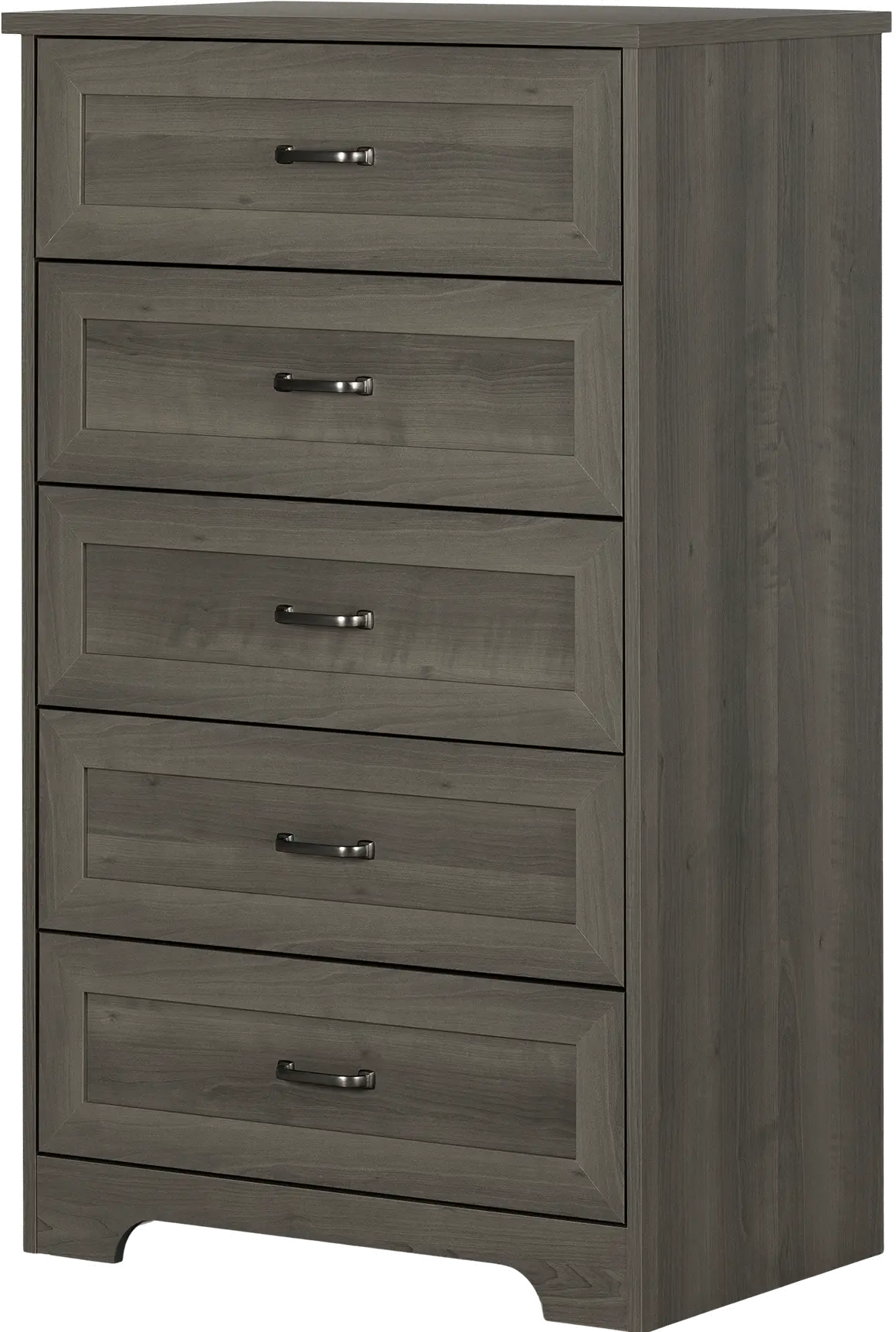 Prairie Gray 5-Drawer Chest - South Shore