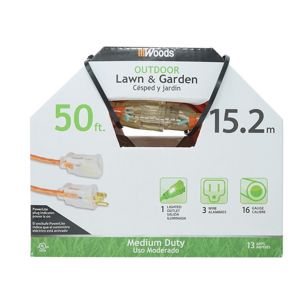 Woods 50 x27 Extension Cord