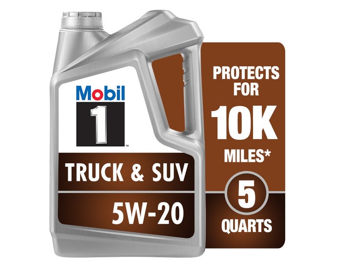 MOBIL 1 Truck  SUV Advanced Full Synthetic Motor Oil， 5W-20， 5 Quart - 124575